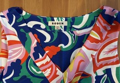 Boden A-Line Olympia Jersey Maxi Dress UK16 in Multicoloured design