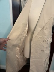 New Bagatelle Collection Double Breasted Sleeveless Trench Dress Sz Medium $255