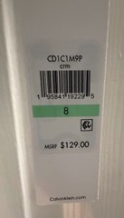 calvin klein dress 8 midi new