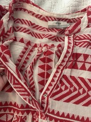 Devotion Twins Ella Tiered Boho Tunic Dress Flare Sz Small Women’s