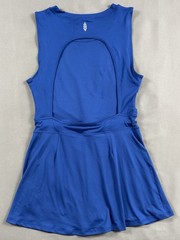 NWOT FREE PEOPLE MOVEMENT Easy Does It Active Tennis Mini Dress White M – Blue L