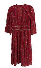 RRP£340 BAS&H Dress Size 1 UK10, US6 BAS&H Festina Dress Red