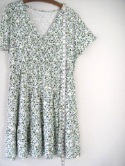 No Boundaries Size XXL Floral Stretch Knit Short Sleeve Dress