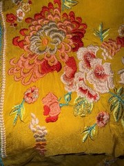 Johnny Was 3X Plus Mustard Yellow Shift Mini Dress Kaftan Tunic Top Lightweight