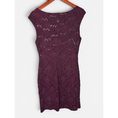 Lauren Ralph Lauren Lace Sequin Sheath Dress Cocktail Party Wedding | Size 14