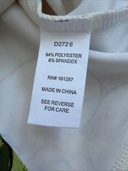 Alexia Admor One Shoulder Ruffle Dress White Yellow Green Floral Size 8 NWT