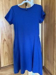 Uniqlo lot Of 3 Asian Fit Size S Flare Dress Coton short sleeves stretchy Pocket