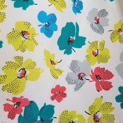 American Eagle dress 8 floral print sleeveless tie halter lined smocked