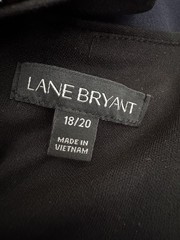 Lane Bryant 1-piece jumper pant suit cocktail dress sequin copper tie belt 18/20