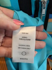 Tracy Reese NWT Mini Dress S Maximalist Y2K Archive Teal Orange Resort 2013 Silk