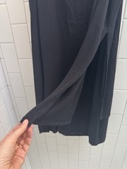 Serendipity Maui XL Black Crepe Layered Sundress Travel Vacation Flattering Fun