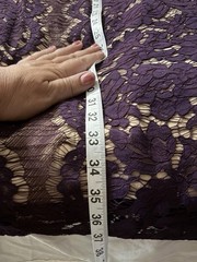 Size 22W Lane Bryant Dress Eggplant Purple Lace Nude Lining BEAUTIFUL