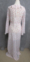 Glamorous Dress Womens US 6 Pink Watercolour Floral Maxi Long Sleeve Ruffle NEW