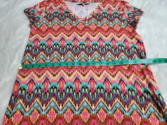 Jones New York Sport Dress Pink Yellow Green Colorful Women&rsquo;s Size Medium DD-3