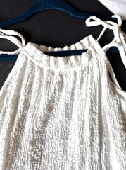 Solution Women&rsquo;s White Spaghetti Straps Flowing White Dress Size L