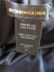 Vtg Y2K BCBGMaxAzria Open Back Sleeveless Maxi Dress Slinky Black Halter Gown M