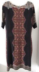 Principles dress ladies 16 Aztec style Ben De Lisi design straight shift dress