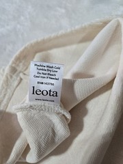 Leota Katherine Jacquard Cream Ivory Fit-and-Flare 3/4 Sleeve Dress 2X New