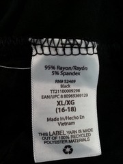 NWT NEW Women&rsquo;s XL Black Sleeveless Scoop Neck Swing T-Shirt Dress