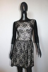 Women French Connection Dress Black 38 #8LIG