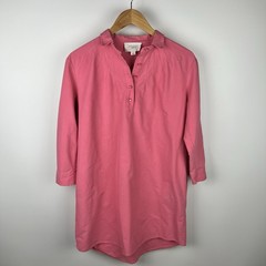 Tuckernuck Pomander Place Polly Mini Dress 100% Cotton Coastal Pink Size S