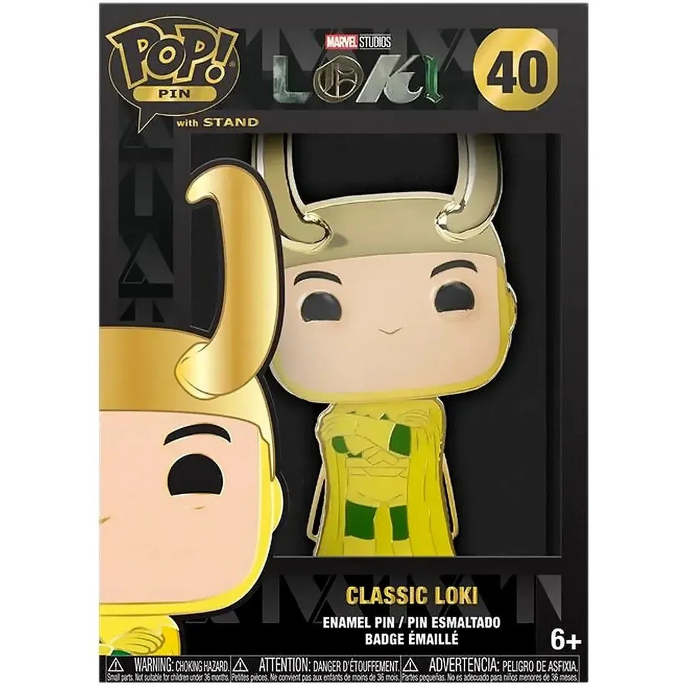 Marvel Studios [Loki] – Classic Loki Pin Badge (Enamel) – Funko – Pop! Pin Serie