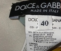 SALE! $4900 DOLCE & GABBANA Dress size 40