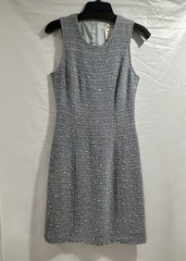 VERTIGO Paris NWT $195 Dress Hello Spring Naomi Blue Striped V-Neck Women&rsquo;s Sz S