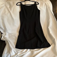Nina Piccalino dress Black maxi cocktail or sheath dress size 12 zipper in the b