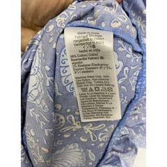 J. Crew Blue Coastal Midi dress with an all-over shell print 98% cotton Sz 2