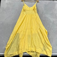 Anthropologie By The River Dress Large Airy Floral Tiered Maxi Cottage Hippie
