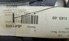 NWT Linq Womens Large Stretchy Soft Long Spaghetti Strap Maxi Dress