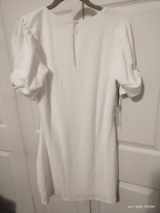 Ali & Jay White Saturday Night Mini Dress Med ( Nwt) 702-0895