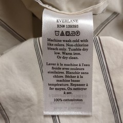 Everlane The Raglan Sleeve Poplin Dress Size Small