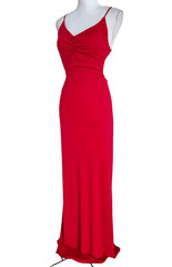 Vtg Y2K Maria Bianca Nero Spaghetti Strap Backless Long Maxi Party Dress Size 8