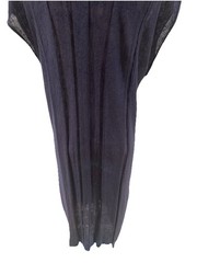 SHAE New York M Dusty Purple Sheer Tunic Dress Drawstring Waist Beach Cover Up