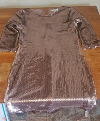 BB Dakota Medium Sequined Dress- Missing Sequins On Sides
