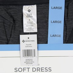 Member&rsquo;s Mark Women&rsquo;s Favorite Soft Pullover Dress Black Camo, Size Large