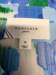 Tuckernuck Pomander Place Amalfi Watercolor Mabel Maxi Dress Medium Blue