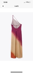 ZARA NEW WOMAN MIDI TIE-DYE PRINT ASYMMETRIC DRESS XS-XL 8030/484
