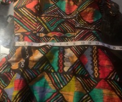 Enadia Ethnic Print Red Multi Coloured Dress Ladies Pls See Listing For the Sz