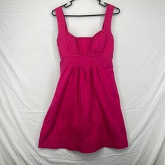 B. Smart Hot Pink Fit and Flare Cocktail Dress Sleeveless Size 14 JX1875119