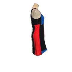 Styles Ever After Super Heroes patch work tank mini dress size Small