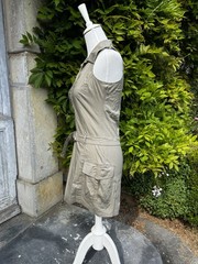 Cache Cache Beige utility dress