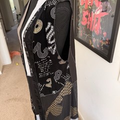 Styles Ever After Handmade Patchwork L Maxi Duster Metallica Art To Wear Unique