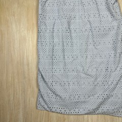 LOFT Blue Eyelet Patterned Cottagecore Boho Sleeveless Sundress Tank Dress 10