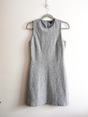 Theory Wool Sleeveless Knee Length Aline Dress Sz 10