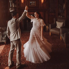 BHLDN Needle & Thread Champagne Valentine Dress size US 4– runs small $765