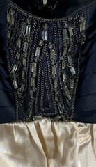 BCBG MaxAzria Women&rsquo;s Brulee Solid Beaded Mini Dress, Baby Doll Size 4