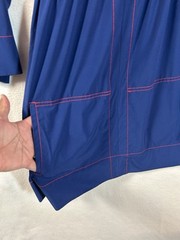 Title Nine Hooded Swelter Shelter Tunic Sz M Blue Lightweight Pockets Stretch
